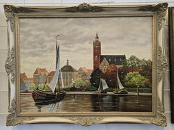 Ölgemälde__Stadtbild__Rathaus_in_Leer__Ostfriesland.JPG